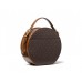Женская кожаная сумка Mk Delaney brown Lux