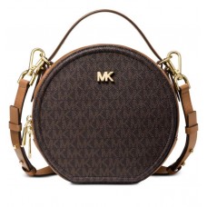 Женская кожаная сумка Mk Delaney brown Lux