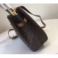 Женская брендовая сумка Mk Emilia-1 brown Lux