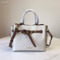 Женская брендовая сумка Mk Emilia grey Lux