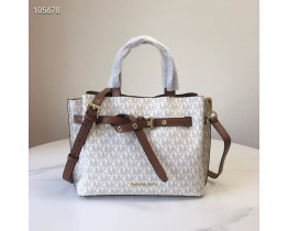 Женская брендовая сумка Mk Emilia grey Lux