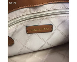 Женская брендовая сумка Mk Emilia grey Lux