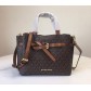 Женская брендовая сумка Mk Emilia-1 brown Lux