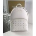 Женский кожаный брендовый рюкзак Michael Kors Erin White Lux