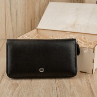 Подарочный набор для мужчин Leather Collection (кошелек и ремень автомат)