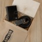 Подарочный набор для мужчин Leather Collection (бумажник и ремень автомат) (LC010)