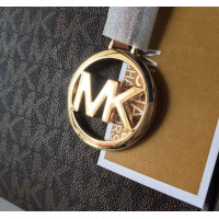 Женская брендовая сумка Michael Kors Mercer brown Lux