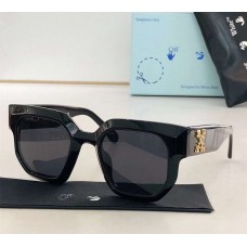 Мужские брендовые солнцезащитные очки OFF White OERJ014 black Lux