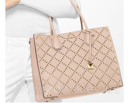 Жіноча сумка Michael Kors Mercer Grommeted small rose
