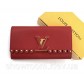 Жіночий шкіряний гаманець Louis Vuitton (64102) red