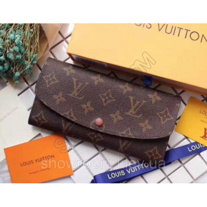 Женский кожаный кошелек Louis Vuitton (60136) brown - 0