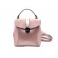 Женская кожаная сумка-рюкзак Laura Biaggi (141330) розовая