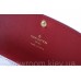 Женский кожаный кошелек Louis Vuitton (60136) red