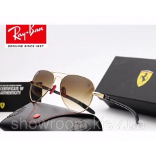  Жіночі сонцезахисні окуляри RAY BAN 8307 (001/51 brown) Lux
