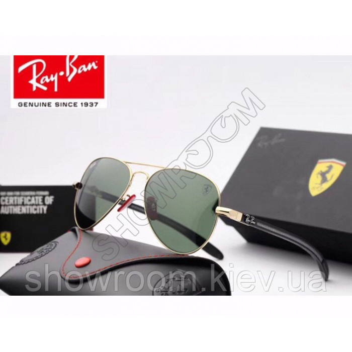 Солнцезащитные мужские очки RAY BAN 8307 (001/51) Lux
