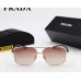 Мужские солнцезащитные очки с поляризацией Prada (98001) gold