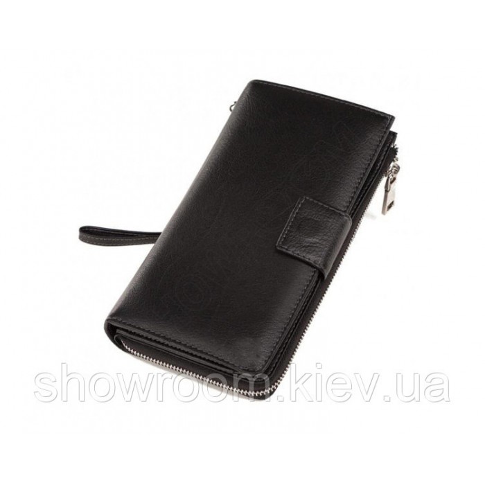 Мужской функциональный кожаный клатч (17) leather black