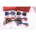 Женские брендовые солнцезащитные очки Cartier (17063) brown