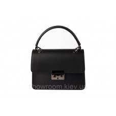 Женская сумочка через плечо Laura Biaggi (171) кожаная черная