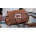 Удобная сумочка на плечо Vera Pelle (601) кожаная коричневая