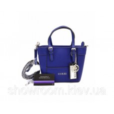 Женская брендовая сумка кроссбоди Guess (814) синяя