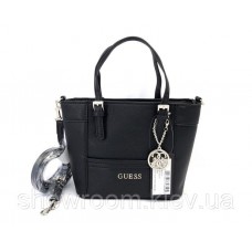  Жіноча брендовий сумка кроссбоді Guess (814-1) чорна