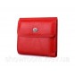 Небольшой женский кожаный кошелек (902) красный