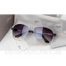 Женские солнцезащитные очки авиаторы Homme (белая оправа)