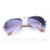 Женские солнцезащитные очки в стиле RB 3026 aviator large metal (3025) 001/32  (Lux)