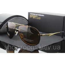  Сонцезахисні окуляри Porsche Design c поляризацією (p-8501) коричнева оправа