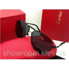  Сонцезахисні окуляри Cartier (135) чорна оправа