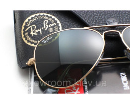  Жіночі сонцезахисні окуляри RAY BAN aviator 3026 (001/62) Lux