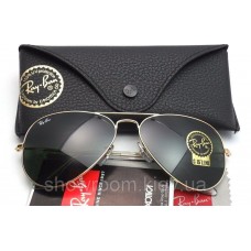  Чоловічі сонцезахисні окуляри RAY BAN aviator 3025,3026 (001/62) Lux