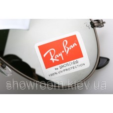  Жіночі сонцезахисні окуляри Rb aviator silver mirror 3026 (2906)