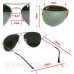 Женские солнцезащитные очки RAY BAN aviator (серебрянная  оправа)