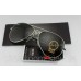 Мужские солнцезащитные очки RAY BAN aviator (серебрянная оправа)