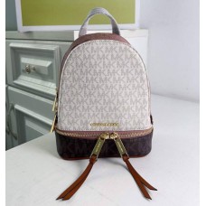 Женский брендовый рюкзак Michael Kors Rhea Zip mini (1223) Lux