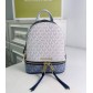 Женский брендовый рюкзак Michael Kors Rhea Zip mini Blue Lux
