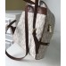 Женский кожаный брендовый рюкзак Michael Kors Rhea Zip B White Lux