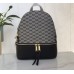 Женский брендовый рюкзак Michael Kors Rhea Zip (1234) Grey Lux
