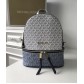 Жіночий брендовий рюкзак Michael Kors Rhea Zip Blue Lux