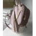 Женский кожаный брендовый рюкзак Michael Kors Rhea Zip Rose Lux