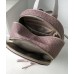 Женский кожаный брендовый рюкзак Michael Kors Rhea Zip Rose Lux