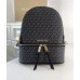 Женский кожаный брендовый рюкзак Michael Kors Rhea Zip Grey Lux