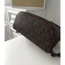 Женский кожаный брендовый рюкзак Michael Kors Rhea Zip B Lux