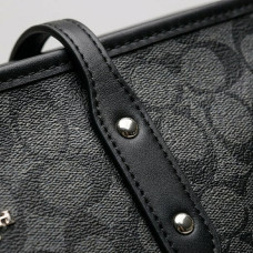 Женская брендовая сумка шоппер Coach City Tote grey (1386-3)
