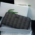 Мужской кошелек Lacoste на молнии (А7) black Мужской кошелек Lacoste на молнии (А7) black