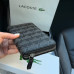 Мужской кошелек Lacoste на молнии (А7) black Мужской кошелек Lacoste на молнии (А7) black