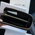  Чоловічий гаманець Lacoste на блискавці (В3) black